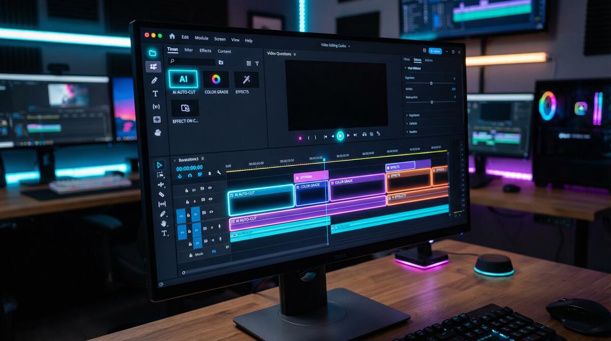 香蕉视频 AI视频剪辑工具界面